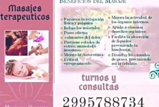 avisos de servicios MASAJES DESC/RELAJ a $ 8.000